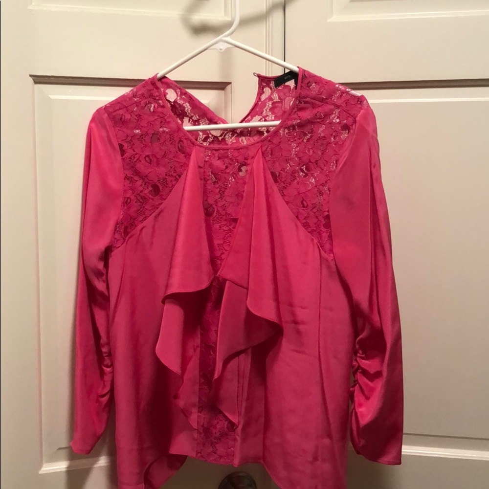 Hot pink bcbg top